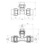 Тройник редукційний ПЕ STR 25х20х25 мм, фото , зображення 2 | SNABZHENIE.com.ua