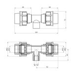 Тройник ПЭ STR 32х1/2х32 РВ, фото , изображение 2 | SNABZHENIE.com.ua