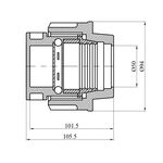 Заглушка ПЕ STR 50 мм, фото , зображення 2 | SNABZHENIE.com.ua