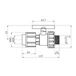 Кран ПЭ STR 20х1/2 РН, фото , изображение 2 | SNABZHENIE.com.ua