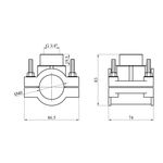 Врезка ПЭ STR 40х3/4", фото , изображение 2 | SNABZHENIE.com.ua