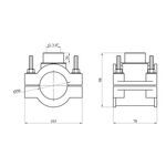 Врезка ПЕ STR 50х3/4, фото , зображення 2 | SNABZHENIE.com.ua