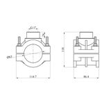 Врезка ПЕ STR 63х1, фото , зображення 2 | SNABZHENIE.com.ua