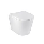 Унітаз підвісний Kroner Armada WHI513636 RIMLESS безободковий з сидінням Slim Duroplast / Soft-close / Quick release (KA513636WHIR), фото  | SNABZHENIE.com.ua