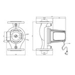 Насос циркуляційний фланцевий Pumpman GRS65/11F Нmax 11 м Qmax 45 куб.м 1500 Вт (чавун/алюміній), фото , зображення 2 | SNABZHENIE.com.ua