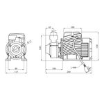 Насос поверхностный Pumpman QBB60, 35 м, 2,4 куб.м, 370 Вт, фото , изображение 2 | SNABZHENIE.com.ua