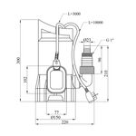 Насос дренажный Pumpman GS550, 550 Вт, Qmax 9,3 м³/ч, Нmax 8 м, фото , изображение 2 | SNABZHENIE.com.ua