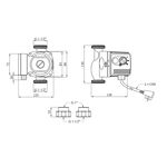 Циркуляционный насос фланцевый Pumpman GRS25/60/130, 6 м, 3,3 м³/ч, 93 Вт, фото , изображение 2 | SNABZHENIE.com.ua