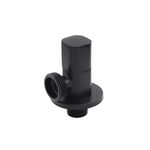 Кран приборный Karro 1/2х3/4 НН черный KR-3123-1B, фото  | SNABZHENIE.com.ua