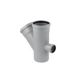 Крестовина для внутренней канализации Rozma 110х110х45°+50/90°, фото  | SNABZHENIE.com.ua