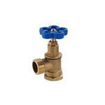 Вентиль запорний кутовий LexLine 3/4 ВН PN10 латунний УК1114-В, фото  | SNABZHENIE.com.ua