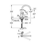 Змішувач для кухні Grohe Start Flow 31555001, фото , зображення 2 | SNABZHENIE.com.ua