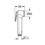 Лейка для душа Grohe Tempesta-F Trigger Spray 30 27512001, фото , изображение 2 | SNABZHENIE.com.ua