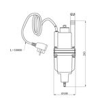 Насос вібраційний Forwater XVM60-1, фото , зображення 2 | SNABZHENIE.com.ua