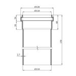 Труба для внутренней канализации Rozma 110х150 мм, фото , изображение 2 | SNABZHENIE.com.ua