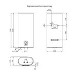 Водонагрівач Kroner Flacher K100F2-D з сухим ТЕНом, фото , зображення 2 | SNABZHENIE.com.ua