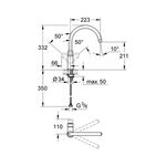 Змішувач для кухні Grohe BauLoop 31368000, фото , зображення 2 | SNABZHENIE.com.ua