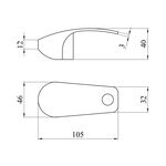 Ручка смесителя Kroner KRP Konstante - C935, фото , изображение 2 | SNABZHENIE.com.ua