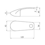 Ручка смесителя Kroner KRP Konstante - C940, фото , изображение 2 | SNABZHENIE.com.ua