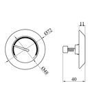 Термометр для водонагрівача Kroner Runder, фото , зображення 2 | SNABZHENIE.com.ua