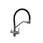 Смеситель для кухни Kroner KRP Edelstahl Klassisch с фильтром, фото  | SNABZHENIE.com.ua