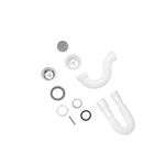 Сифон для душевого піддона Kroner KRP - ST01 1 1/2х40/50 мм прямоточний, фото , зображення 3 | SNABZHENIE.com.ua