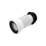 Гофра для унітаза Kroner KRP - GA110 D-110 мм 240-455 мм, армована, фото , зображення 3 | SNABZHENIE.com.ua