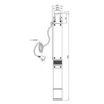Глубинный центробежный насос Pumpman 3.5КСЕМ3-8, 0,37 кВт, Hmax 46 м, фото , изображение 2 | SNABZHENIE.com.ua