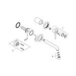 Смеситель для раковины Grohe BauClassic 2029200C, фото , изображение 3 | SNABZHENIE.com.ua