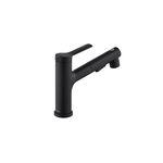 Смеситель для раковины Kroner KRP Edelstahl Klassisch с выдвижным изливом, фото , изображение 3 | SNABZHENIE.com.ua