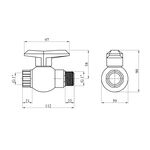 Кран ПЕ SantehPlast 1" ВН, фото , зображення 2 | SNABZHENIE.com.ua