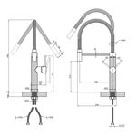 Смеситель для кухни Kroner KRP Ersel - SCH03999, фото , зображення 2 | SNABZHENIE.com.ua