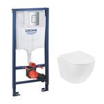 Комплект 4 в 1: Инсталляция Grohe Rapid SL + Унитаз Kroner Harz TORNADO, фото  | SNABZHENIE.com.ua
