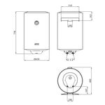 Водонагреватель Ariston Superlux 80V 1,5K EU2, мокрый ТЭН 4015005, фото , изображение 2 | SNABZHENIE.com.ua