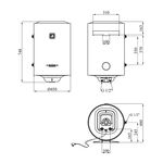 Водонагреватель Ariston PRO1 R 80 VTS 1,8K с мокрым ТЭНом, фото , изображение 2 | SNABZHENIE.com.ua