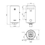 Водонагреватель Ariston PRO1 R 100 VTD 1,8K, мокрый ТЭН 3201816, фото , изображение 2 | SNABZHENIE.com.ua