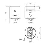 Водонагреватель Ariston PRO1 R 50 V 1,5K с сухим ТЭНом 3201450, фото , изображение 2 | SNABZHENIE.com.ua