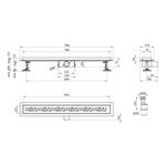 Трап линейный Kroner KRP Eifel M70 Muster, фото , изображение 2 | SNABZHENIE.com.ua