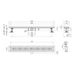 Трап линейный Kroner KRP Eifel M80 Muster, фото , изображение 2 | SNABZHENIE.com.ua
