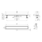Трап линейный Kroner KRP Eifel F70 Fliese, фото , изображение 2 | SNABZHENIE.com.ua