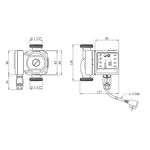 Насос циркуляционный Pumpman Star 25/60/130 Нmax 6м Qmax 55куб.м 45 Вт, фото , изображение 2 | SNABZHENIE.com.ua