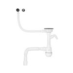 Сифон для кухонной мойки Kroner KRP KS02R-1BLK 3 1/2х40/50 мм, фото  | SNABZHENIE.com.ua