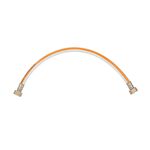 Шланг газовый Nikiforov 1/2» ВВ 50 см с латунными гайками ПВХ белый, фото  | SNABZHENIE.com.ua