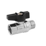 Кран шаровой Karro "Uno Black" 1/2" ВН PN40 бабочка, фото , зображення 3 | SNABZHENIE.com.ua