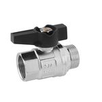 Кран шаровой Karro "Uno Black" 3/4" ВН PN40 бабочка, фото , зображення 3 | SNABZHENIE.com.ua