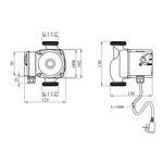 Насос циркуляционный Agua GPD 25/4-130, фото , изображение 2 | SNABZHENIE.com.ua