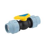 Кран ПЭ SantehPlast 63 мм, фото  | SNABZHENIE.com.ua