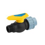 Кран ПЭ SantehPlast 40х1 1/4" РН, фото , зображення 3 | SNABZHENIE.com.ua