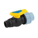 Кран ПЕ SantehPlast 63х2" РН, фото , зображення 3 | SNABZHENIE.com.ua