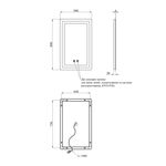 Зеркало Kroner KRP Spiegel VR6-5080 с LED-подсветкой, фото , изображение 2 | SNABZHENIE.com.ua